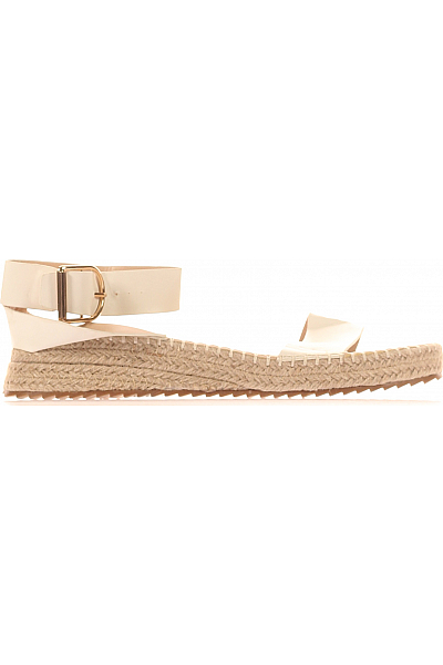 Dámské Espadrilky Koženkové Bílé