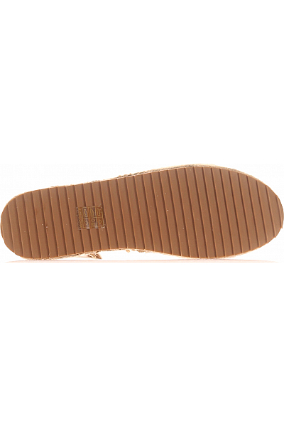 Dámské Espadrilky Koženkové Bílé