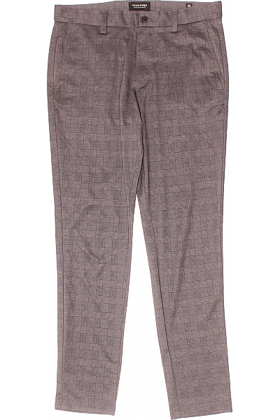 Společenské Pánské Kalhoty Šedé JACK & JONES Vel. 32/34