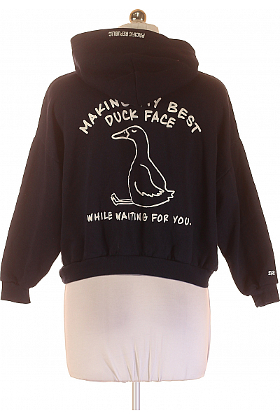Dámská Mikina Modrá PULL&BEAR Second hand