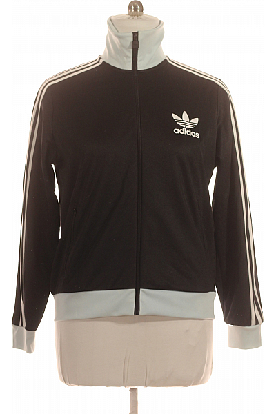 ADIDAS Pánská Mikina Černobílá Second Hand Vel.  XL