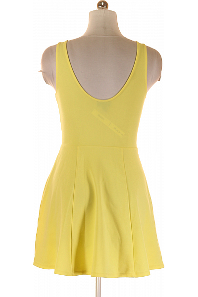 Šaty Žluté Topshop Second hand Vel.  42