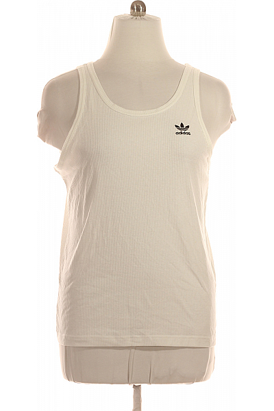 ADIDAS Pánské Tričko Bílé Second Hand