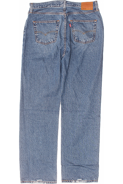 Pánské Rovné Džíny Modré LEVIS Second hand Vel. 32