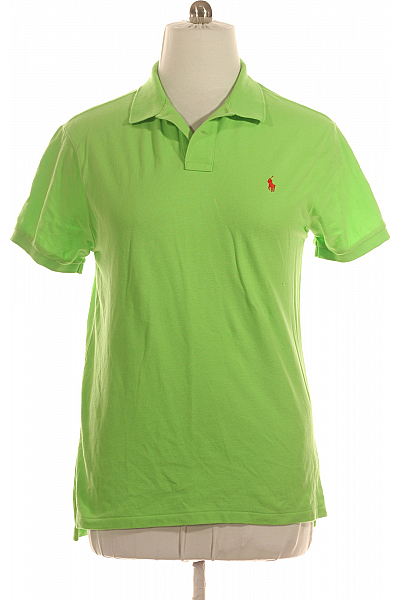 Ralph Lauren Pánské Tričko S Límečkem Zelené Vel. XL