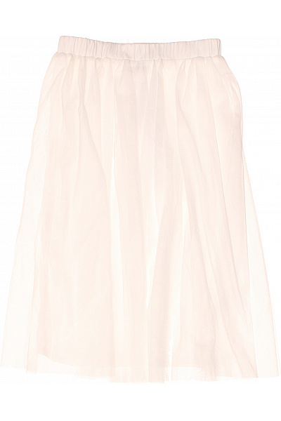 Boohoo Sukně Bílá Second Hand Vel.  34