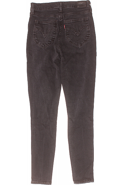 Dámské Džíny Černé LEVIS Second hand Vel. 28