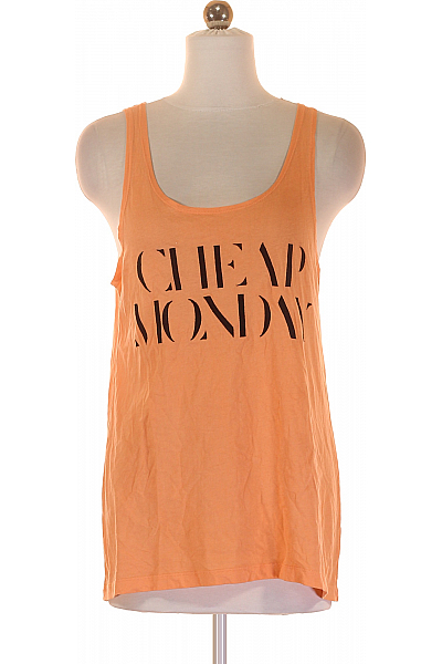 Dámské Tílko Oranžové CHEAP MONDAY Vel. XS