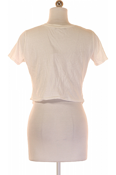 Dámské Top Bílý ZARA Second hand Vel. S