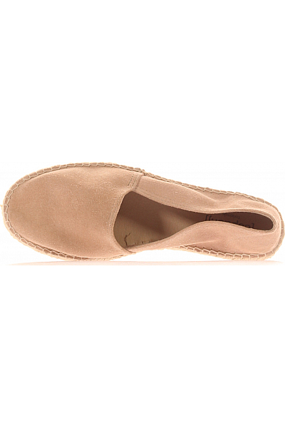 Dámské Espadrilky Kožené Růžové Espadrij Vel. 40