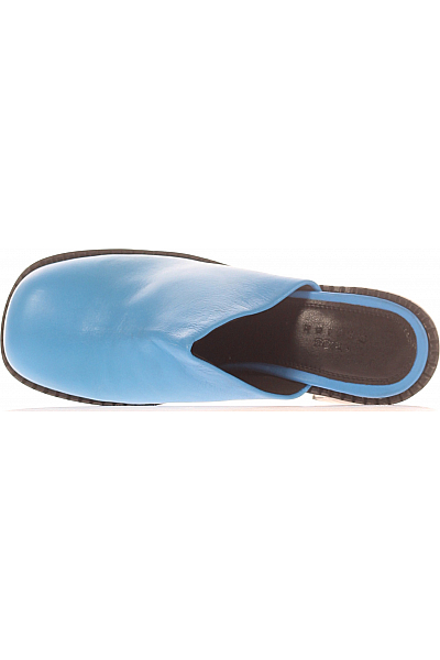Asos Dámské Pantofle Kožené Modré
