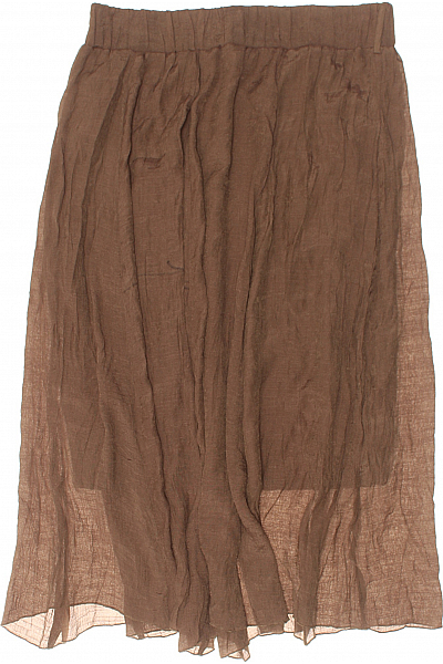 Dlouhá  Sukně Khaká APRICOT Vel.  XXL