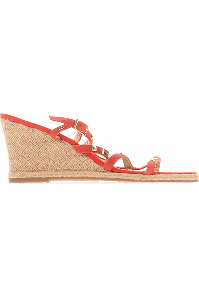 Les Tropeziennes Dámské Espadrilky Kožené Červené Vel. 41