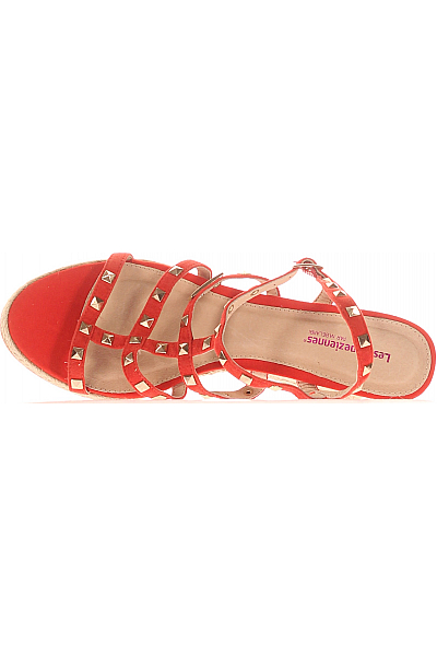 Les Tropeziennes Dámské Espadrilky Kožené Červené Vel. 41