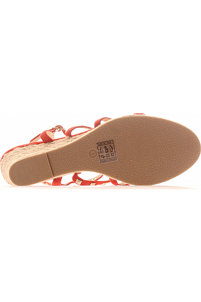 Les Tropeziennes Dámské Espadrilky Kožené Červené Vel. 41