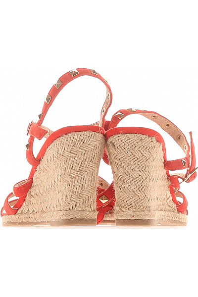 Les Tropeziennes Dámské Espadrilky Kožené Červené Vel. 41
