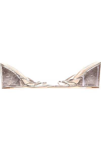 Dámské Boty Stříbrné Topshop Second hand Vel.  40