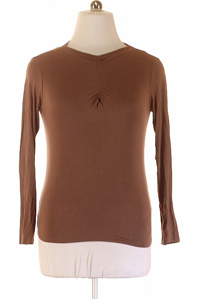VERO MODA Dámské Tričko Hnědé Second Hand Vel.  L