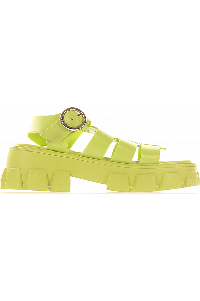 Asos Dámské Sandály Koženkové Zelené Vel.  38