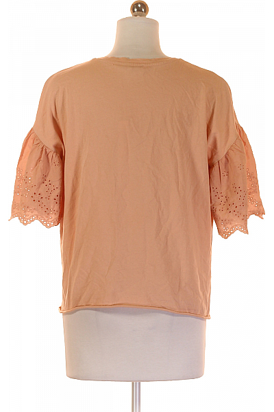 Dámské Tričko Růžové PULL&BEAR Vel.  S