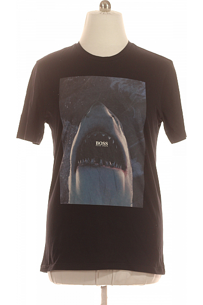 Pánské Tričko Černé Hugo Boss Vel. XL