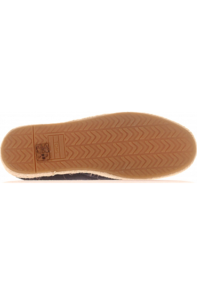 Dámské Boty Kožené Modré TOMS