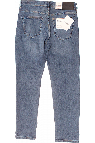 ONLY & SONS Pánské Rovné Džíny Modré Outlet Vel. 34/32
