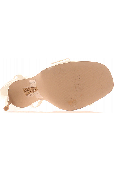 Dámské Sandály Koženkové Bílé Steve Madden Vel.  38