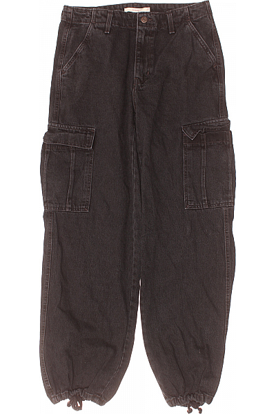 Bootcut Dámské Džíny Černé LEVIS Vel. 27