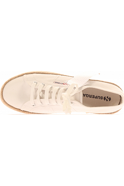Dámské Espadrilky Bílé Superga Outlet Vel. 41