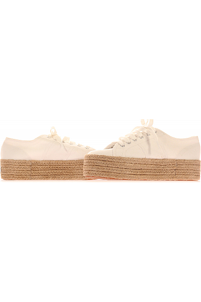 Dámské Espadrilky Bílé Superga Outlet Vel. 41