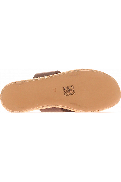 Dámské Espadrilky Kožené Hnědé Inuovo Vel. 39