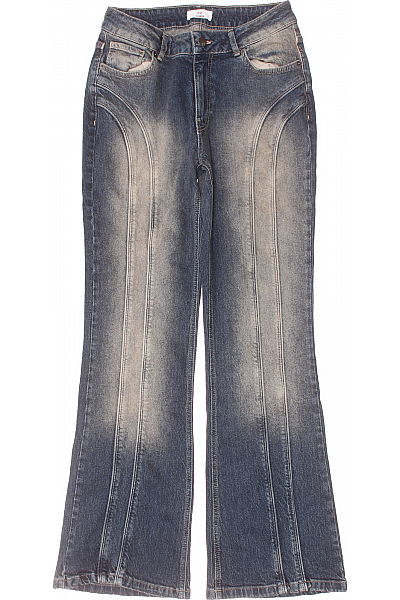 Bootcut Dámské Džíny Modré Vel. 38