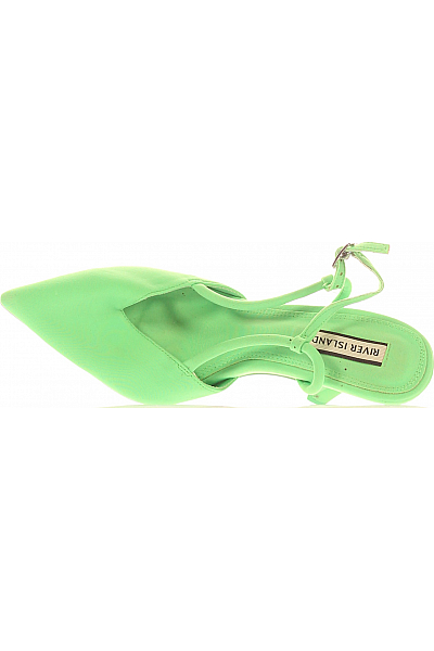 Dámské Lodičky Zelené River Island Vel. 37