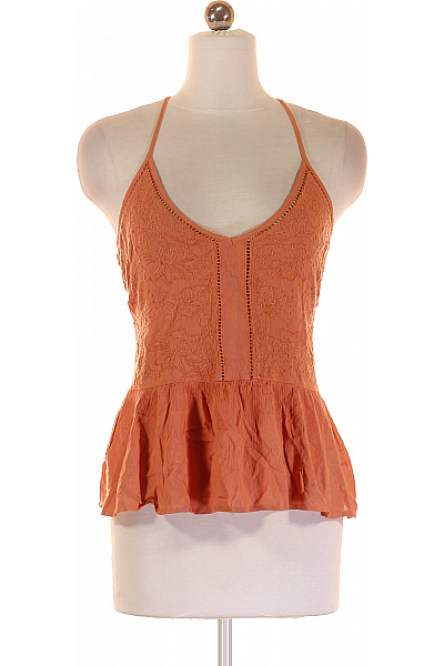 Dámské Tílko Oranžové New Look Second Hand Vel.  36