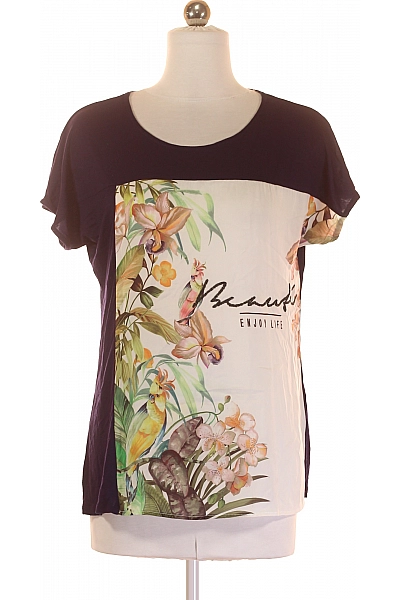 Dámské Tričko S Potiskem Modré Esprit Vel. S