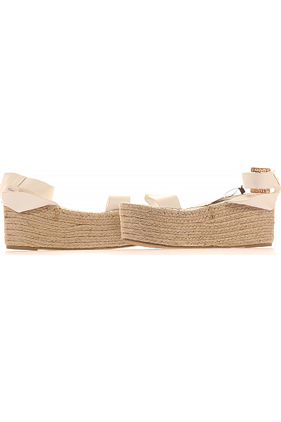 SOUTH BEACH Dámské Espadrilky Koženkové Bílé Vel.  37