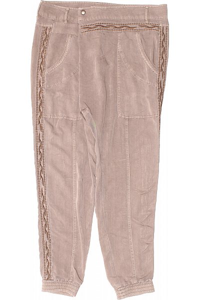 Dámské Kalhoty Hnědé Cream Vel. 38