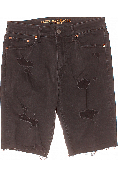 American Eagle Pánské Kraťasy Černé Second Hand Vel. 31