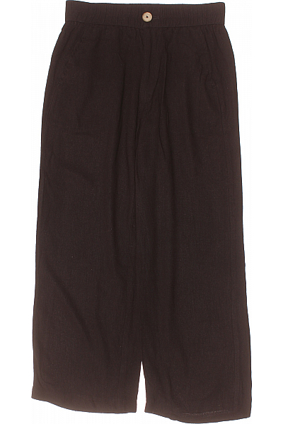 STRADIVARIUS Dámské 3/4 Kalhoty Černé Vel. M