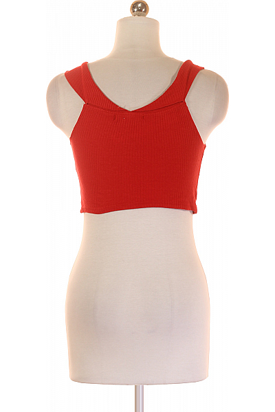 Dámské Tričko Červený PULL&BEAR Vel. 26