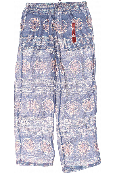 PULL&BEAR Dámské Kalhoty Letní Modré Vel. M