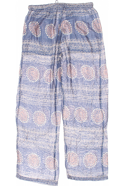 PULL&BEAR Dámské Kalhoty Letní Modré Vel. M