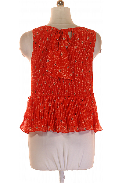 Dámské Tričko Červené ZARA Second hand Vel.  M