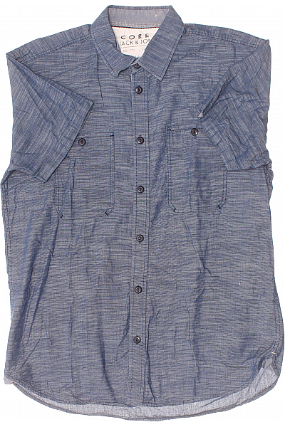 Vzorovaná Pánská Košile Modrá JACK & JONES Vel. L