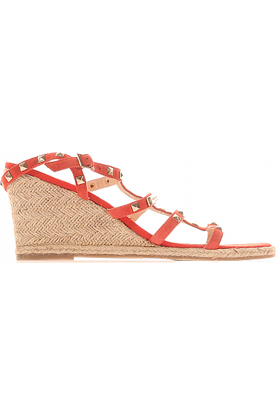 Dámské Espadrilky Kožené Červené Les Tropeziennes Vel. 41