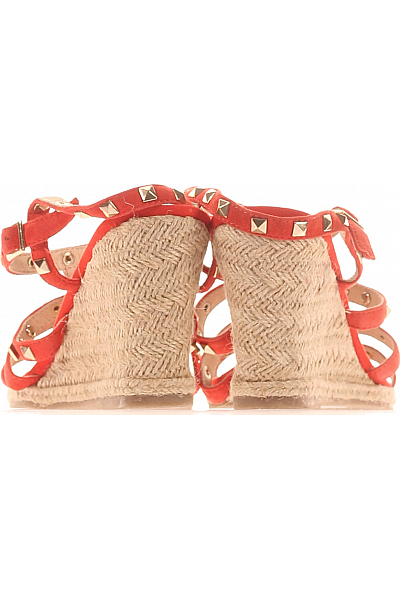 Dámské Espadrilky Kožené Červené Les Tropeziennes Vel. 41