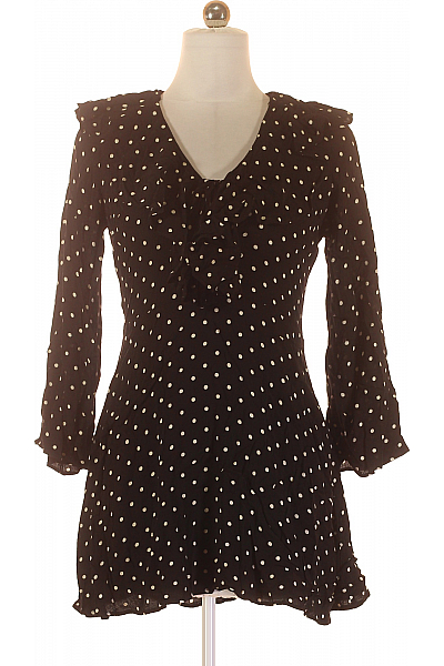 Topshop Letní  Šaty Černobílé Second Hand Vel.  40