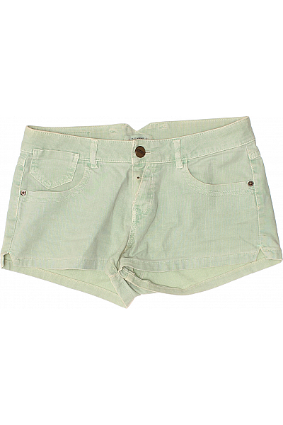Dámské Kraťasy Zelené PULL&BEAR Vel. 36