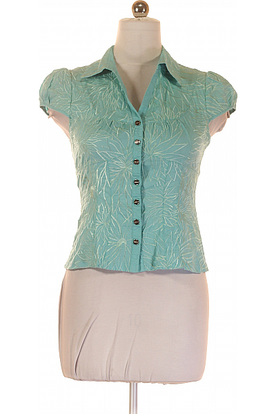 Karen Millen Letní Dámská Košile Modrá Second Hand Vel.  40